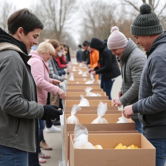 Thanksgiving Meal Distribution